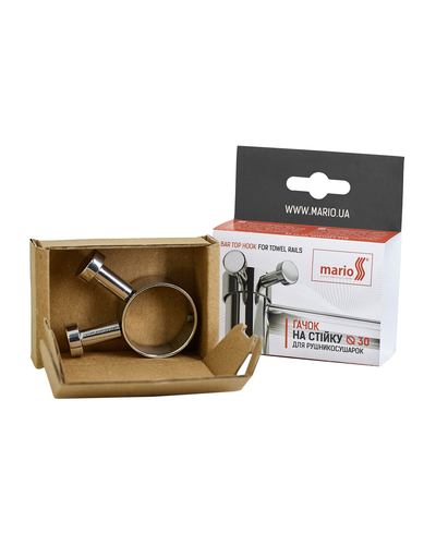 Крючок Mario на круглую стойку 30 мм 3.0.0500.0.P