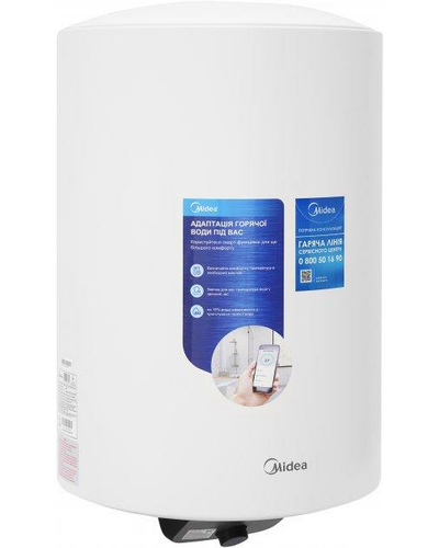 Водонагрівач Midea Prime D30-15EFG (W) Slim мокрий тен WI FI