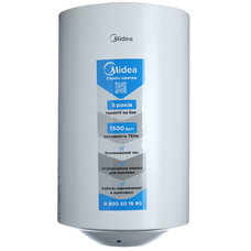 Водонагреватель Midea Install 50 литров Slim мокрый тэн