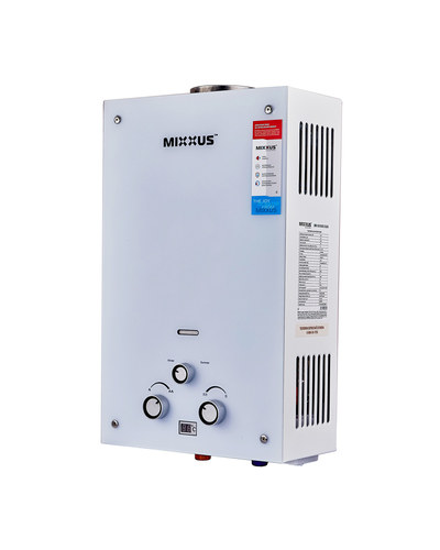 Дымоходная газовая колонка Mixxus GWH-0510 Basic Glass 10 л/мин (WH0026)