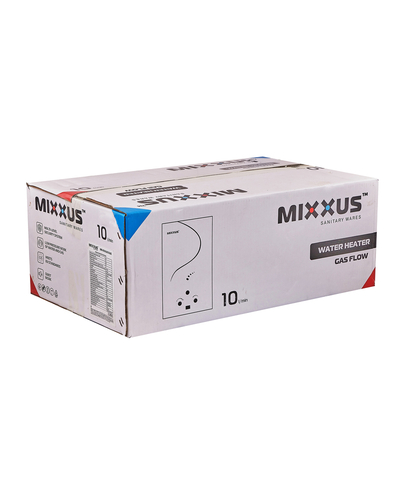 Димохідна газова колонка Mixxus GWH-0210 Basic Black 10 л/хв чорна (WH0023)