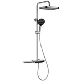 Душевая система с термостатическим смесителем Mixxus Premium Space-009-J Chrome с кнопочным переключателем, 3 режима (MI7012)