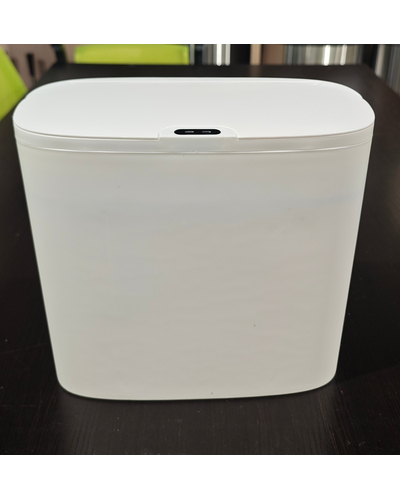 Мусорное ведро сенсорное прямоугольное Mixxus Wave-TC0414 White 14 л (цвет белый) (MI8405)