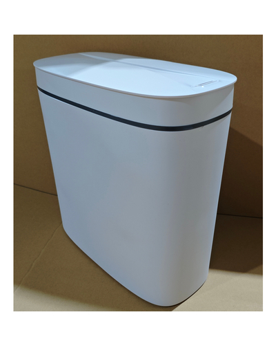 Мусорное ведро сенсорное овальное Mixxus Flat-TC0109 White 9 л цвет белый (MI7074)