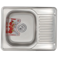 Мийка кухонна Zerix Z6350-08-180E (Satin) (ZM0563)