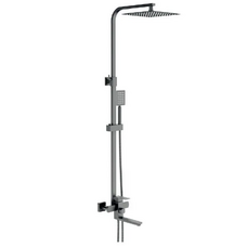 Душова система із змішувачем Mixxus Kub-007-J Graphite із нерж. сталі SUS304 (кол. графіт) (MI6220)