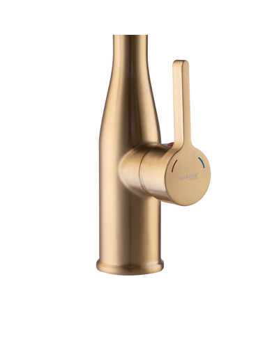 Змішувач для кухні Mixxus Premium Summer 017 Brushed Gold REFL.Black (MI6964)
