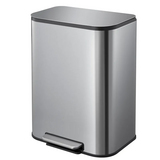 Мусорное ведро с плавным закрытием прямоугольное Mixxus Cubic-TC0105 SS Color 5л цвет нержавейка (MI7088)