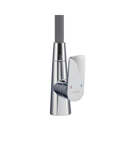 Змішувач для кухні Mixxus Premium Matis 011-T (NUT) Refl.Gray (Колір хром+силік.вилив сірий) (MI8267)