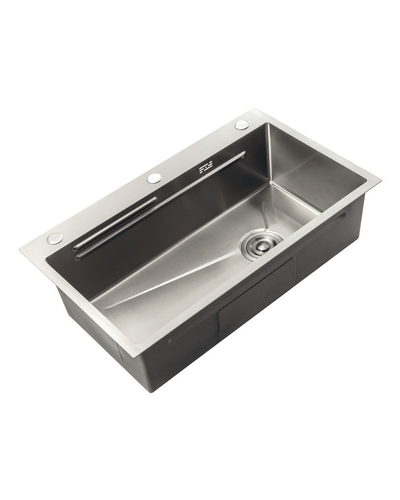 Мийка Zerix ZH6845-SET-05 NANO-SILVER (3.0/0.8) з нерж. сталі, комплект (нержавійка) (ZM5580) Мийка Zerix ZH6845-SET-05 NANO-SILVER (3.0/0.8) з нерж. сталі, комплект (нержавійка) (ZM5580)