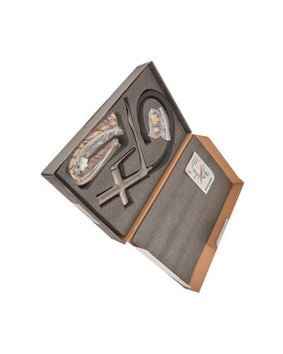 Смеситель для кухни Mixxus Premium Derby 021 (NUT) Graphite REFL.BLACK с выходом для питьевой воды (MI6612)