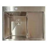 Мойка из нержавеющей стали Mixxus MH6350L Nano-Silver цвет нержавейка (MI7044)