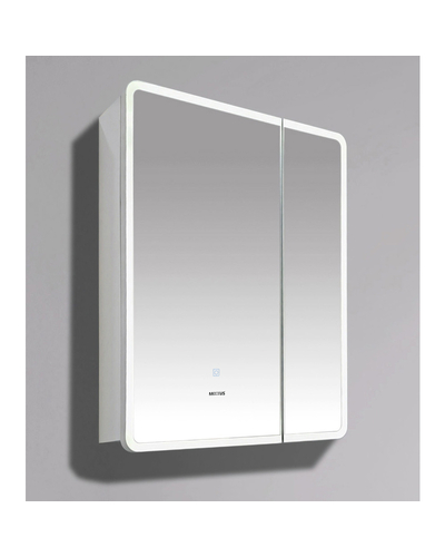 Дзеркальна шафка Mixxus Premium Olivary CM01-60x70x13 з LED Touch, димером, регулятором яскравості (MI8294)
