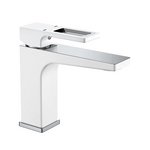 Смеситель для умывальника Mixxus Premium Walter 001 (NUT) White-Chrome (MI6620)