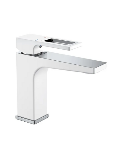 Смеситель для умывальника Mixxus Premium Walter 001 (NUT) White-Chrome (MI6620)