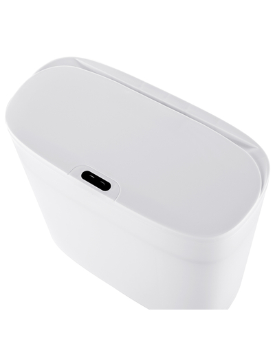 Мусорное ведро сенсорное прямоугольное Mixxus Wave-TC0414 White 14 л (цвет белый) (MI8405)