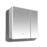 Зеркальный шкафчик Mixxus Premium Olivary CM01-70x70x13 с LED Touch, димером, регулятором яркости (MI8295)