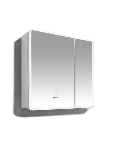 Дзеркальна шафка Mixxus Premium Olivary CM01-70x70x13 з LED Touch, димером, регулятором яскравості (MI8295)