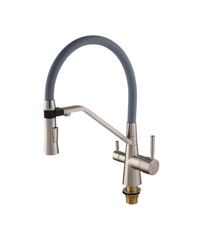 Змішувач для кухні Mixxus Premium Magnet 021 SS COLOR REFL.GREY (MI6976)