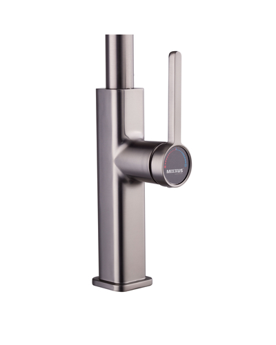 Змішувач для кухні з висувним виливом Mixxus Premium Hammer 014 Graphite (MI6955)