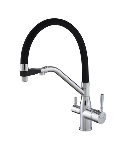 Змішувач для кухні Mixxus Premium Gravity 021 REFL.Black (MI6977)