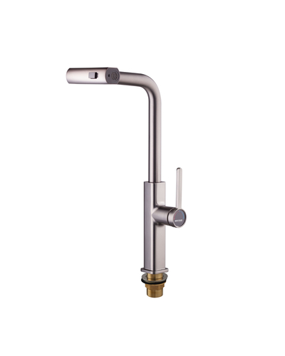 Змішувач для кухні з висувним виливом Mixxus Premium Hammer 014 Graphite (MI6955)