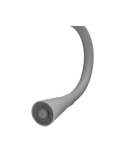 Смеситель для кухни Mixxus SUS-011-T REFL.GRAY с силиконовым изливом из нерж. стали SUS304, излив серый (MI8227)