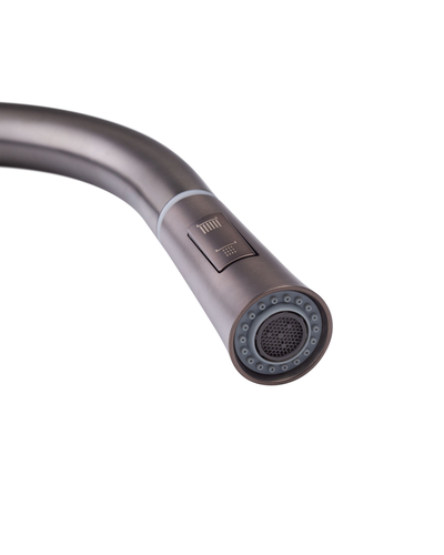 Змішувач для кухні з висувним виливом Mixxus Premium Pull 014 Graphite (MI6959)