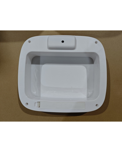 Мусорное ведро сенсорное прямоугольное Mixxus Wave-TC0212 White 12 л (цвет белый) (MI8403)