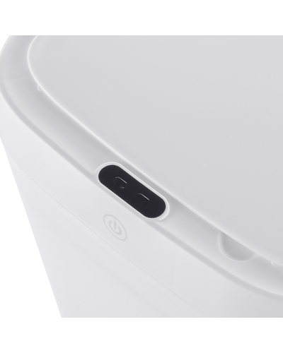 Мусорное ведро сенсорное прямоугольное Mixxus Wave-TC0314 White 14 л (цвет белый) (MI8404)