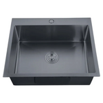 Мийка з нерж. сталі Zerix ZH6050-215 NANO-BLACK (3.0/0.8) (MX1586)