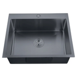 Мийка з нерж. сталі Zerix ZH6050-215 NANO-BLACK (3.0/0.8) (MX1586)