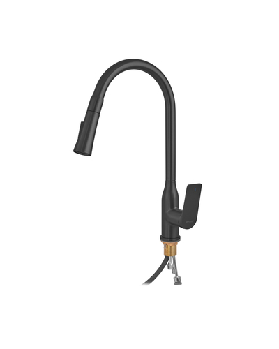 Смеситель для кухни Mixxus Premium Derby 014 (NUT) BLACK (MI6605)