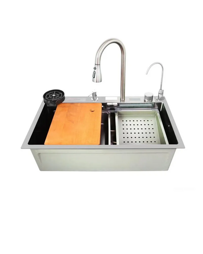 Мийка багатофункціональна Zerix ZH7546-SET-07.SUS304 DECOR з вбудованим змішувачем (ZX5684) Мийка багатофункціональна Zerix ZH7546-SET-07.SUS304 DECOR з вбудованим змішувачем (ZX5684)