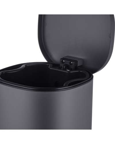 Мусорное ведро с плавным закрытием овальное Mixxus Premium Olivary-TC0105 Graphite 5 л цвет графит (MI7063)