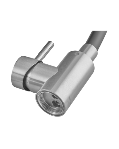 Смеситель для кухни Mixxus SUS-011-T REFL.Black с силиконовым изливом из нерж. стали SUS304, излив черный (MI8226)