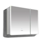 Дзеркальна шафка Mixxus Premium Olivary CM01-80x70x13 з LED Touch, димером, регулятором яскравості (MI8296)