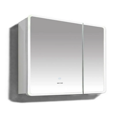 Дзеркальна шафка Mixxus Premium Olivary CM01-80x70x13 з LED Touch, димером, регулятором яскравості (MI8296)