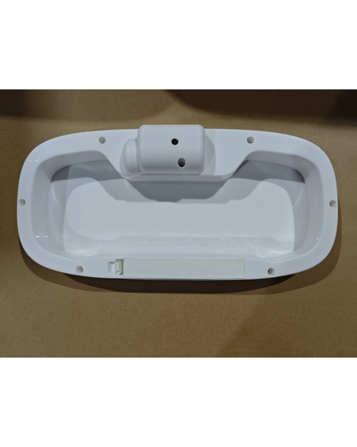 Мусорное ведро сенсорное прямоугольное Mixxus Wave-TC0414 White 14 л (цвет белый) (MI8405)