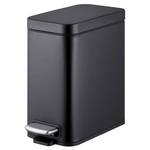 Мусорное ведро с плавным закрытием прямоугольное Mixxus Premium Quadro-TC0105 Black 5 л цвет черный (MI7061)
