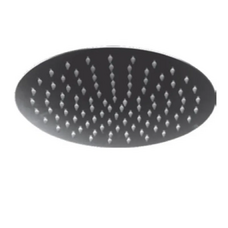 Лійка для душу Mixxus SH-05.SUS-25cm BLACK стельова з нерж. сталі SUS304 (MI6172)