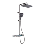 Душова система з термостатичним змішувачем Mixxus Premium Space-009-J Graphite, 3 режими (MI6542)