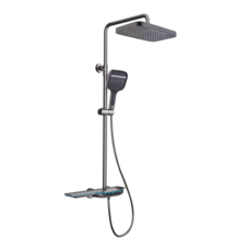 Душова система з термостатичним змішувачем Mixxus Premium Space-009-J Graphite, 3 режими (MI6542)