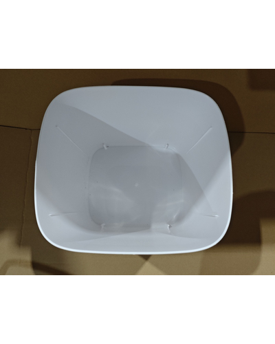 Мусорное ведро сенсорное прямоугольное Mixxus Wave-TC0212 White 12 л (цвет белый) (MI8403)
