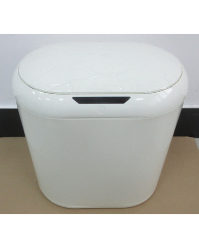 Мусорное ведро сенсорное овальное Mixxus Premium Topper-TC0112 White 12л цвет белый (MI7082)