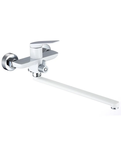 Смеситель для ванны Mixxus Premium Derby 006 (EURO) WHITE-CHROME (MI6614)