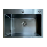 Мийка Mixxus MH5843 Micro Decor Black з нерж. сталі (колір чорний) (MI8219)