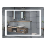 Дзеркало Mixxus Style MR03-90x70 (годинник, LED-підсвічування, антизапотівання) (MI6007)