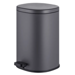 Мусорное ведро с плавным закрытием овальное Mixxus Premium Olivary-TC0105 Graphite 5 л цвет графит (MI7063)