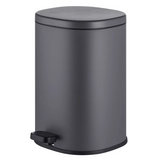 Мусорное ведро с плавным закрытием овальное Mixxus Premium Olivary-TC0105 Graphite 5 л цвет графит (MI7063)